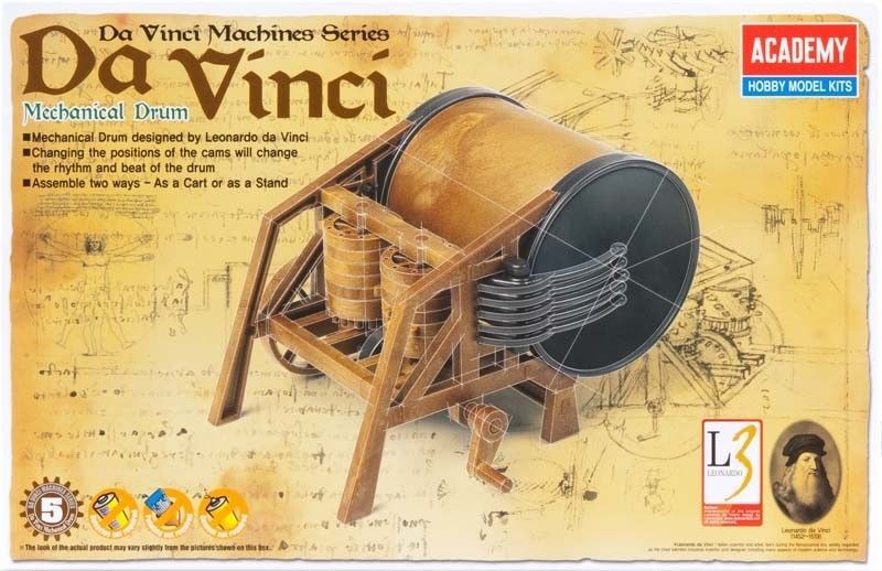 Academy Model kit Da Vinci Mechanical Drum