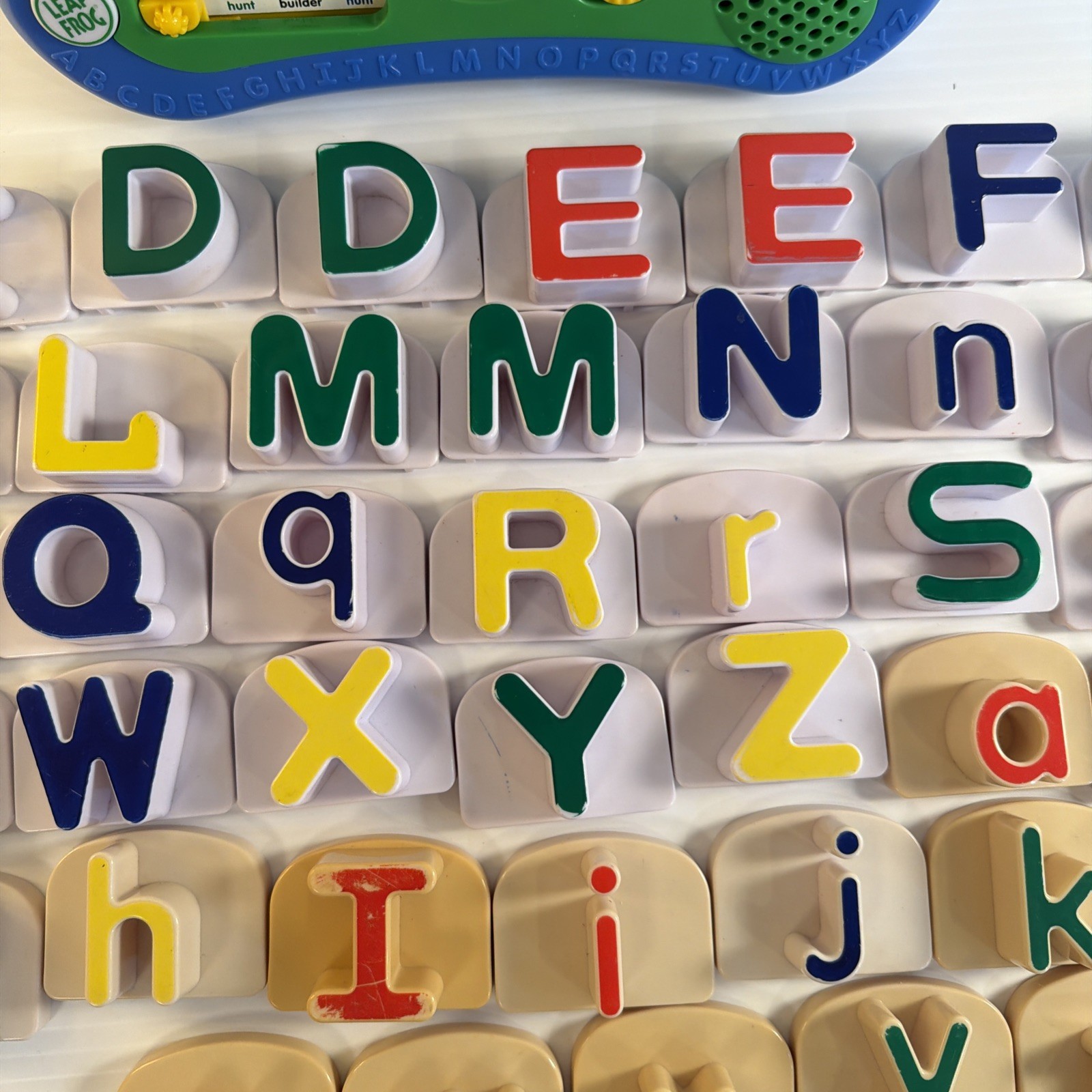 WORKING Leap Frog Word Whammer Fridge Phonics Set with 58 Magnetic Letters 2004