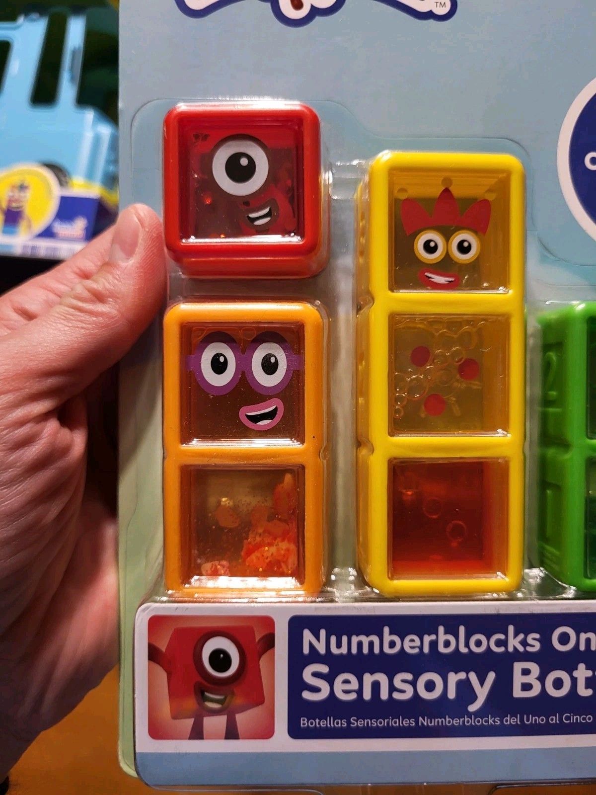 Number Blocks Sensory Bottles One to Five Numberblocks Counting Toy hand2mind