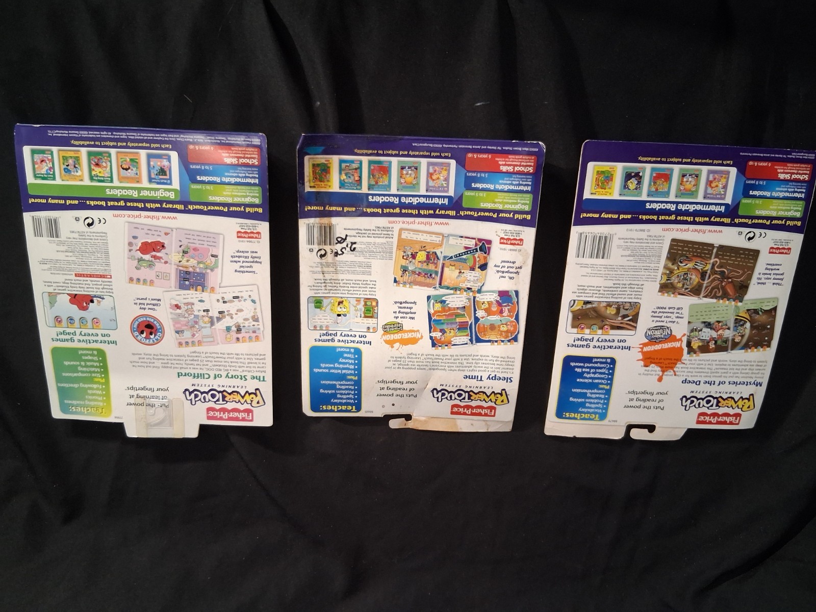 New Nickelodeon Price Power Touch Learning Books 2003-2004 Plus Others