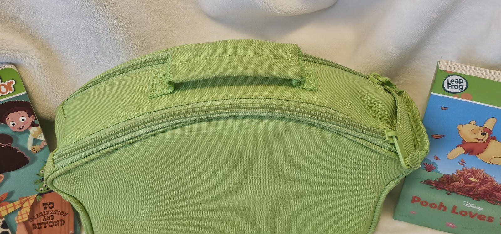 Leap Frog Tag Junior Carrying Case Bag & Learning Books Pooh Dora Charging Cord