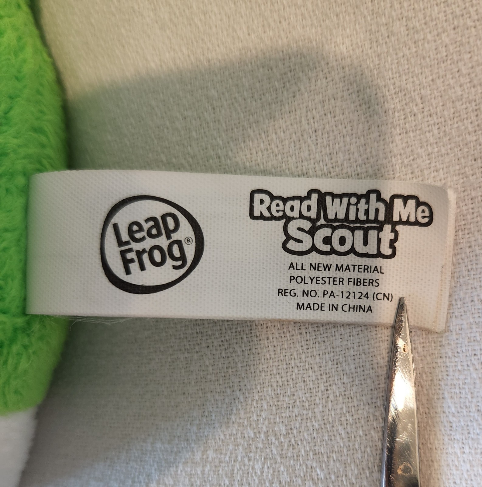 LeapFrog Read With Me SCOUT Interactive Music Plush Stuffed Dog TESTED & WORKS