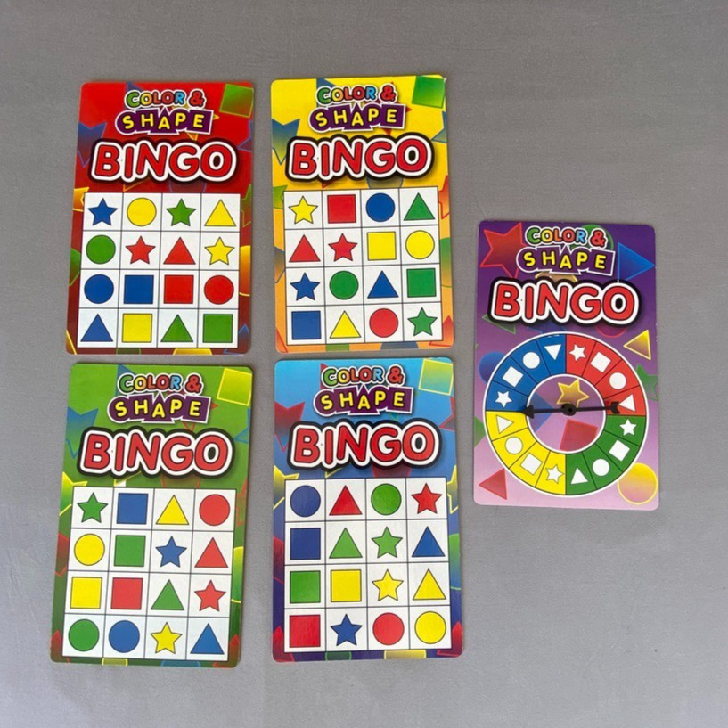Smethport Magnetic Color & Shape Bingo Game 2007 2-4 Players Ages 4+ USA