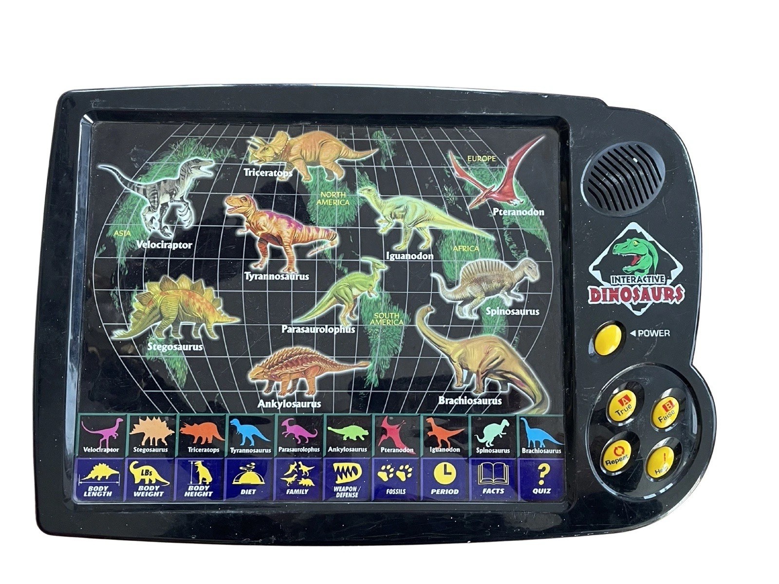 Vintage Interactive Dinosaurs Prehistoric Playground Learning Tablet Toy Tested