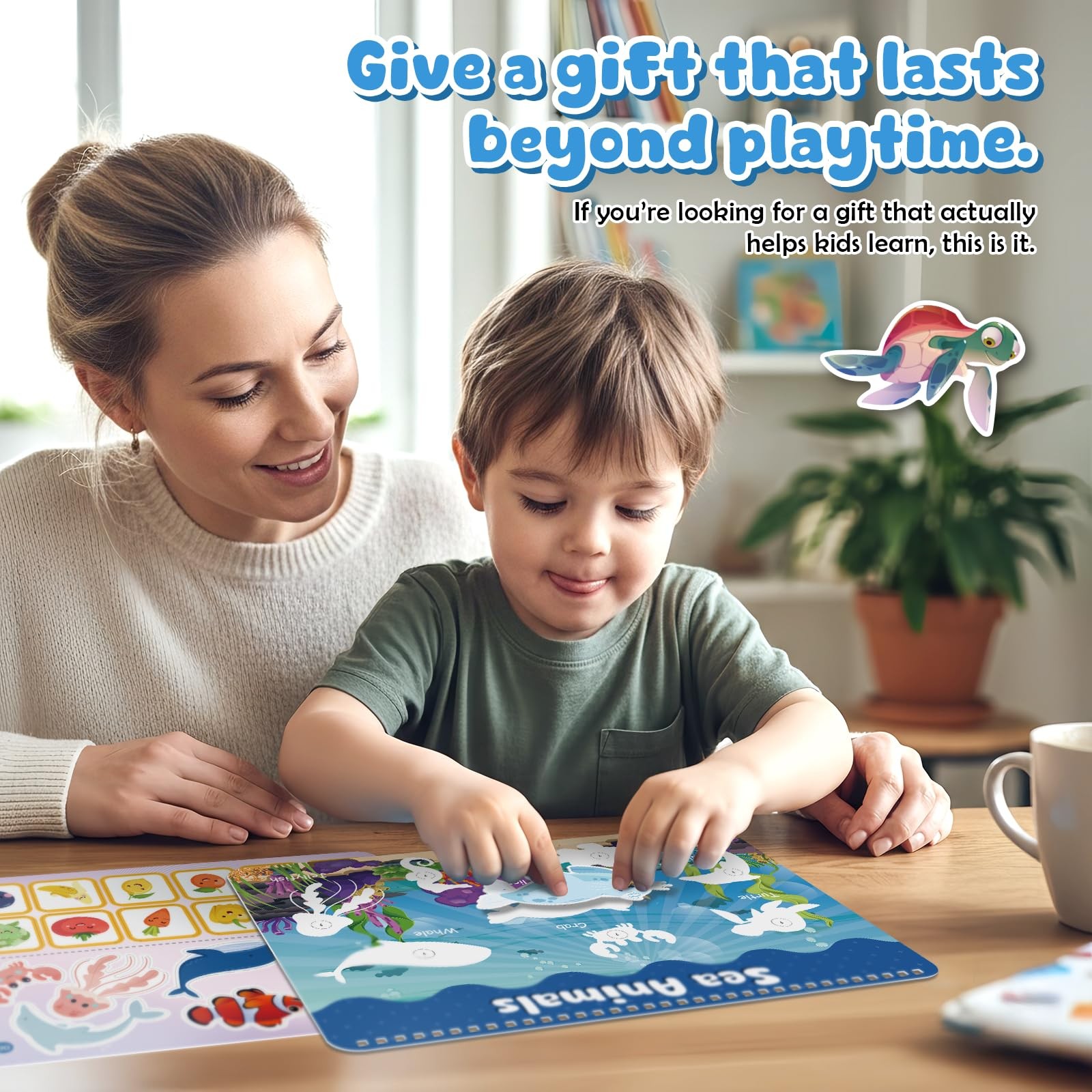 Montessori Busy Book for Toddlers 3-5, Activity Books for Kids, Toddler Busy Boo