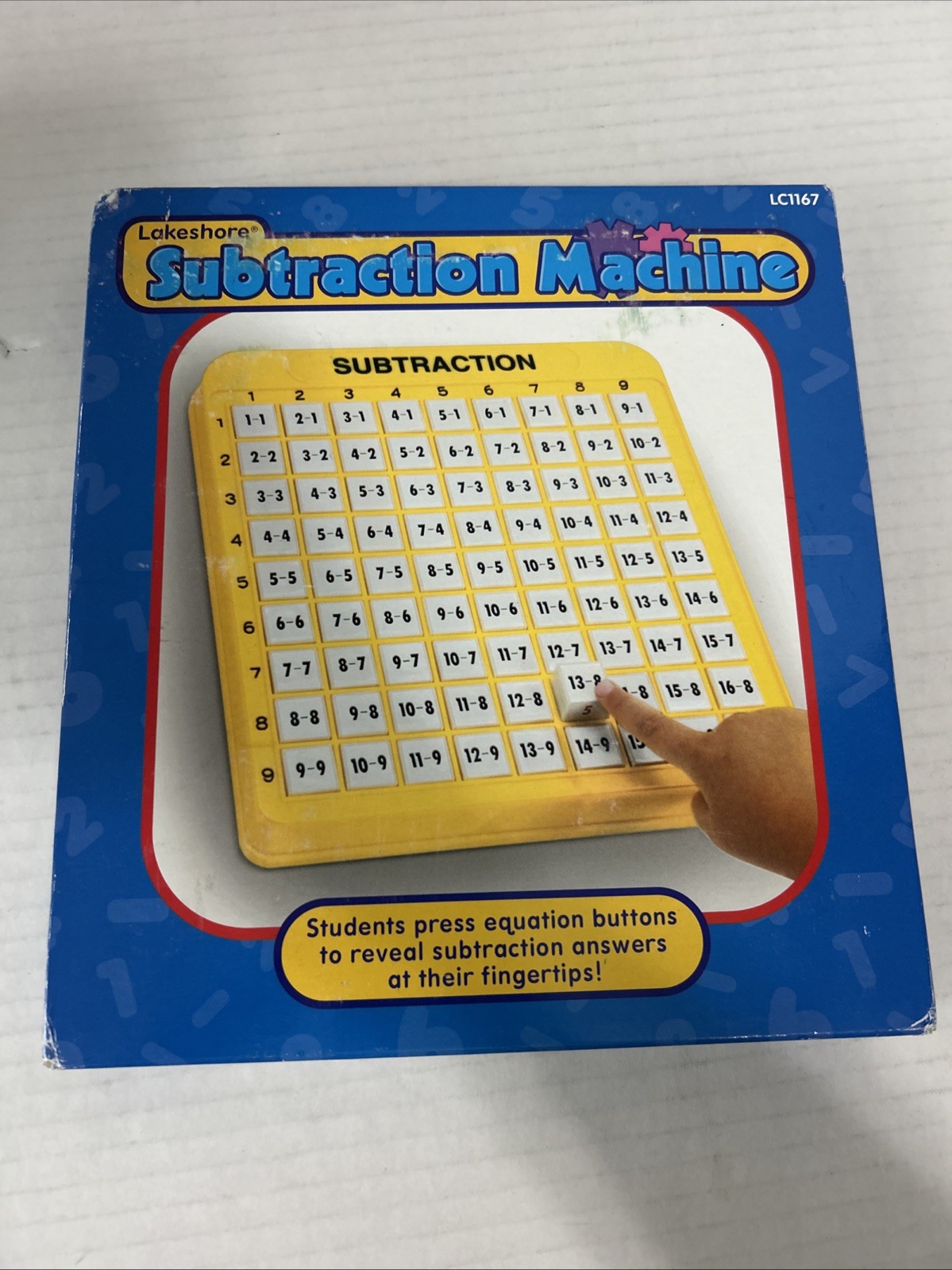 Lakeshore Learning Subtraction Machine LC1167 – Yellow 8.5″ x 9.5″ Pop-Up Math