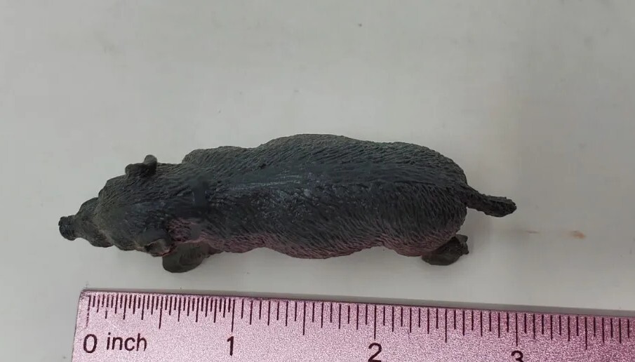 Boar Miniature Toy Figure 2.5″ Plastic Play Display Diorama