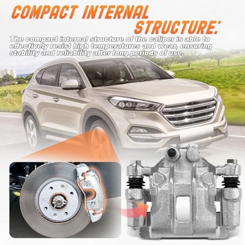 Brake Caliper Assembly with Bracket Fit for Hyundai Tucson 2010-2015; KIA