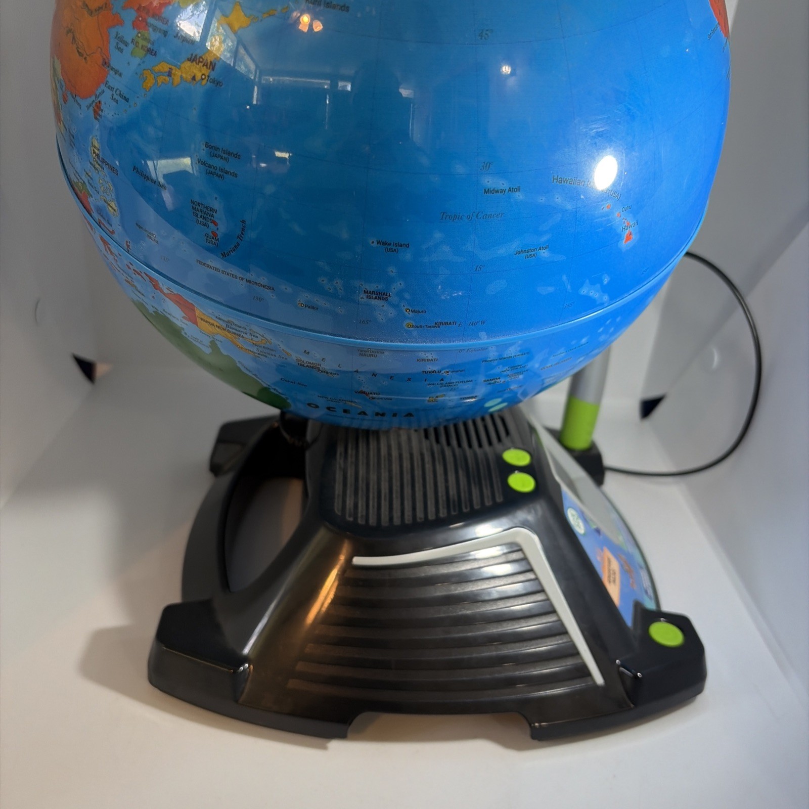 LeapFrog Magic Adventures Globe 10″ BBC Videos Interactive Tested Works Great