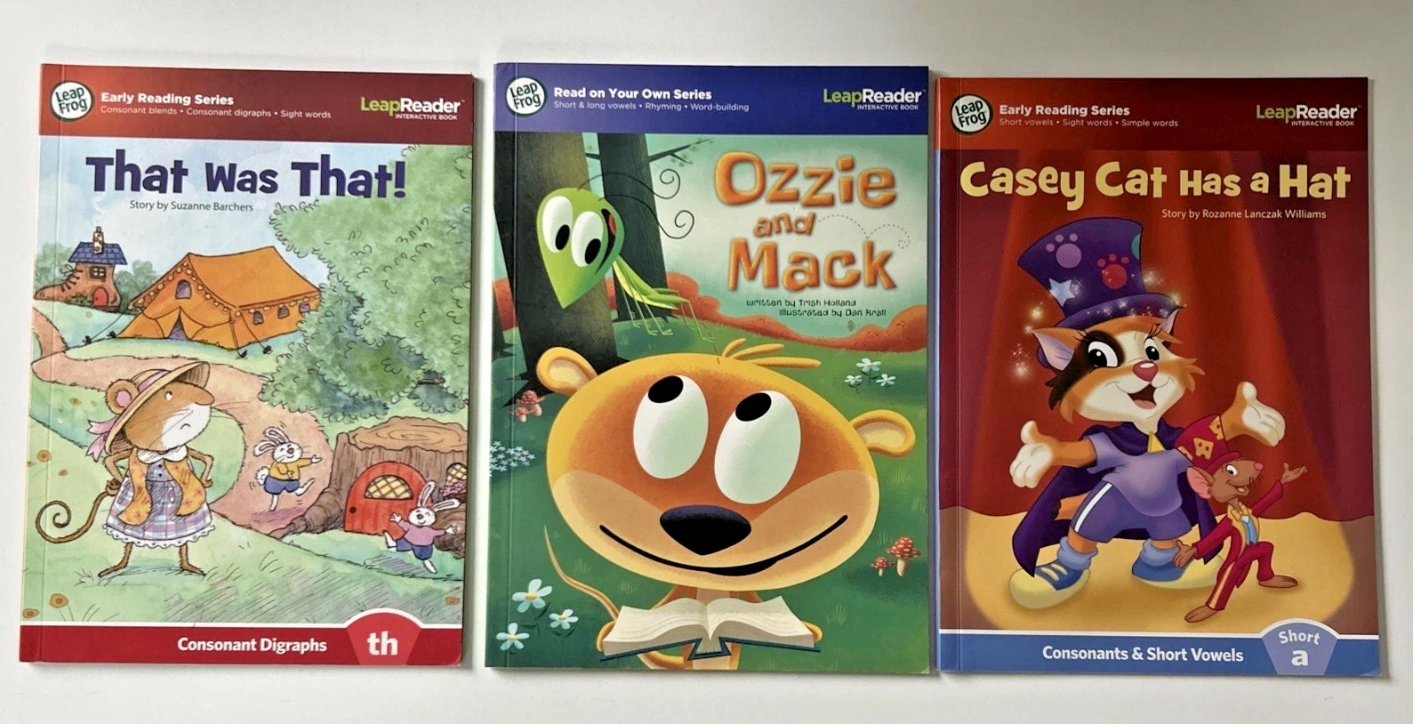 Leap Frog LeapReader Interactive Books Lot of 8 Phonics Early Reading Science
