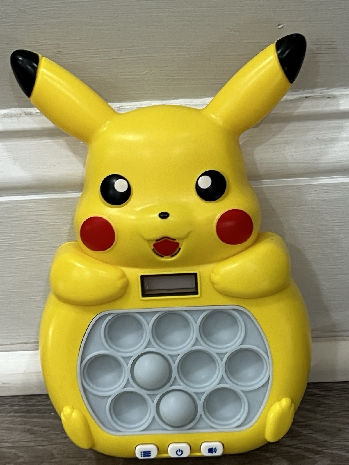 Pikachu Pop Push it Game Controller Sensory Fidget Toy Electronic Pokémon Works