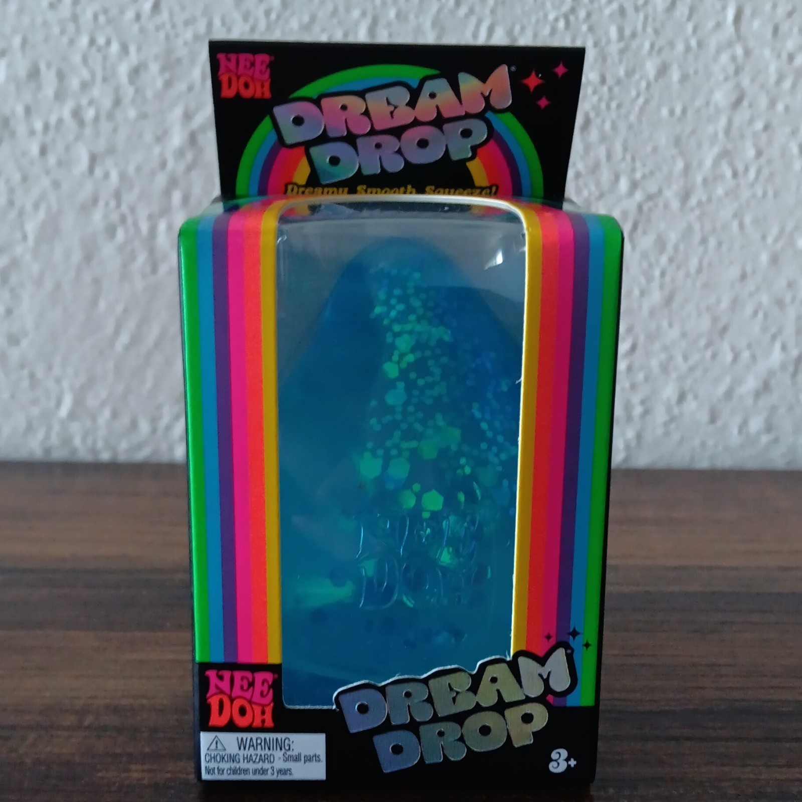 🌈 Set of 3 assorted NeeDoh Dream Drop sensory toys-Blue, Purple, & Pink