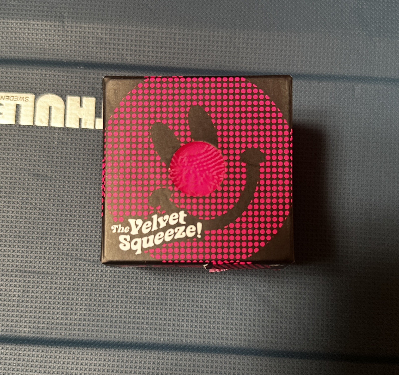 Needoh FUZZ BALL Flower Power Nee Doh Squish Stress Ball NEE-DOH Fuzzball Pink