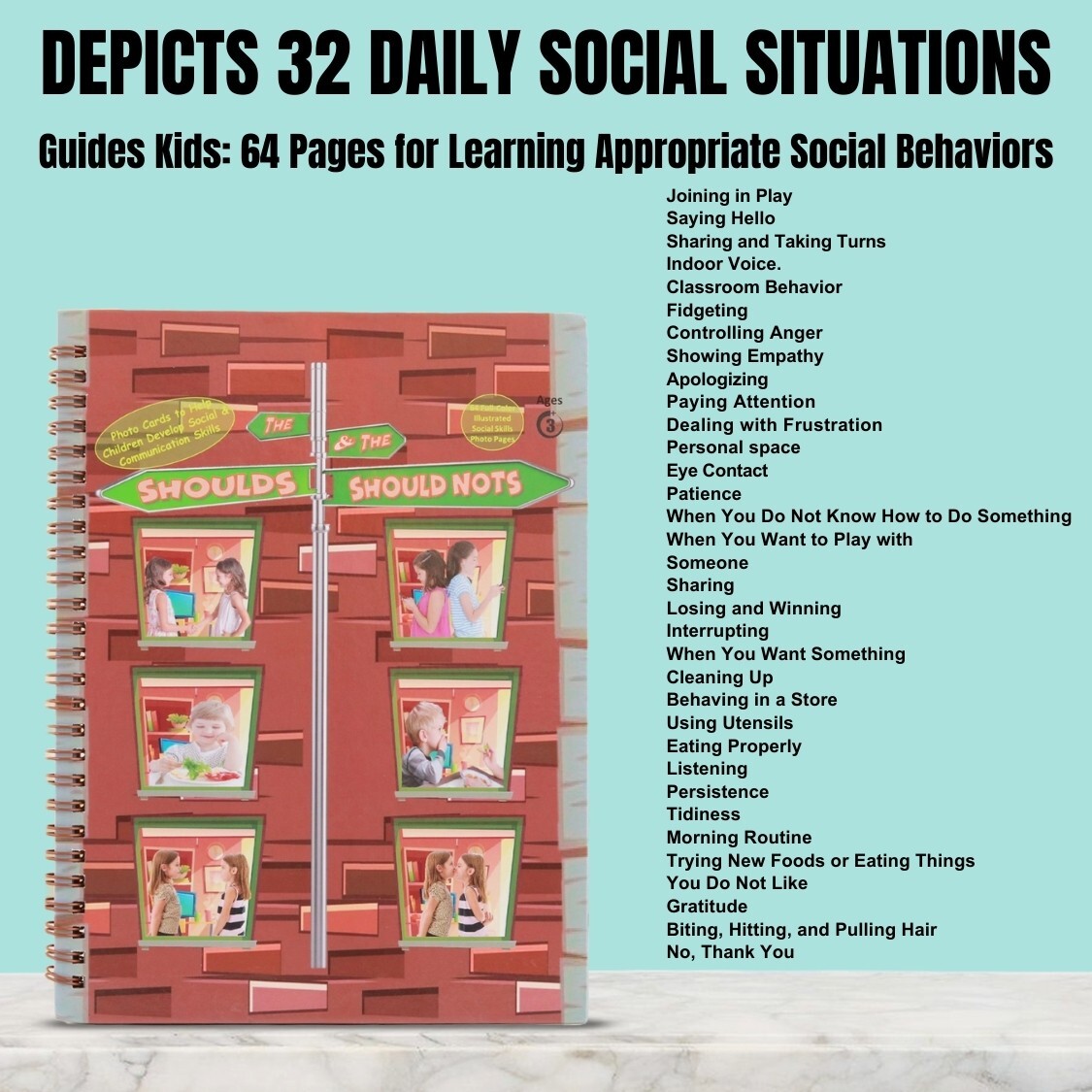 Social Skills Book: Boost Social & Communication Skills; Autism; ADHD