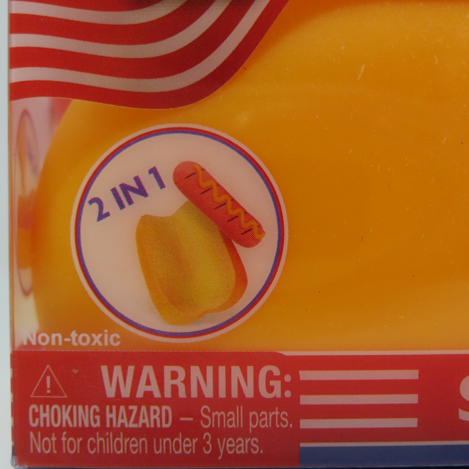 Sunny Days Squish Hot Dog 2-in-1 Squishy Sensory Toy Viral Squeeze NIP