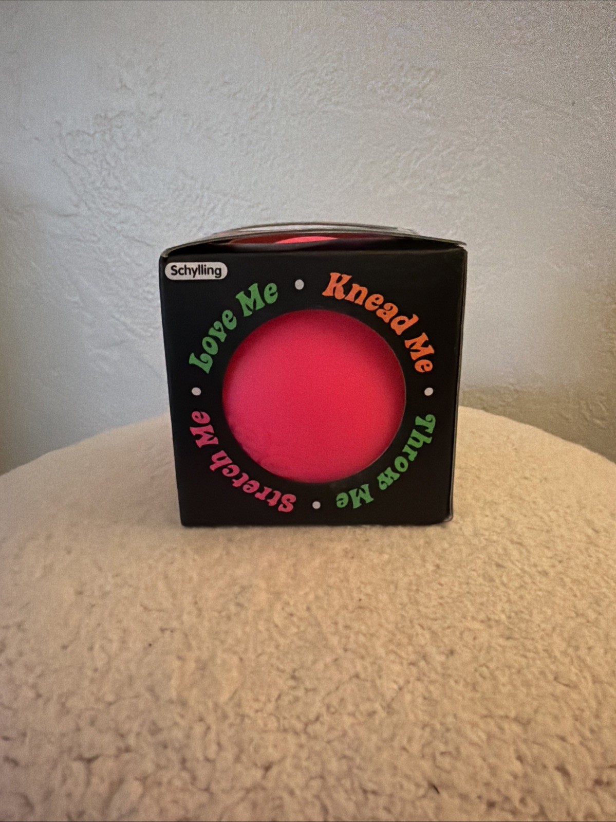 Schylling Super NeeDoh Groovy Glob Squishy Squeeze Toy Pink