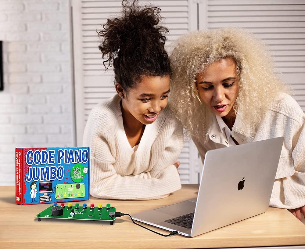 Let’S Start Coding Code Piano Jumbo Stem Coding Toy For Kids 8-12 And Teens.
