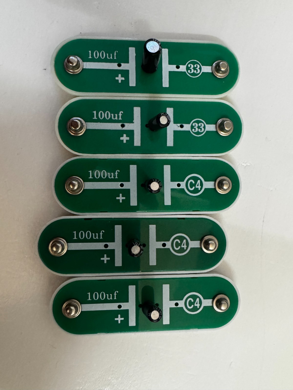 ELENCO Snap Circuits Replacement Part C4 100μf Capacitor Official: 6SCC4