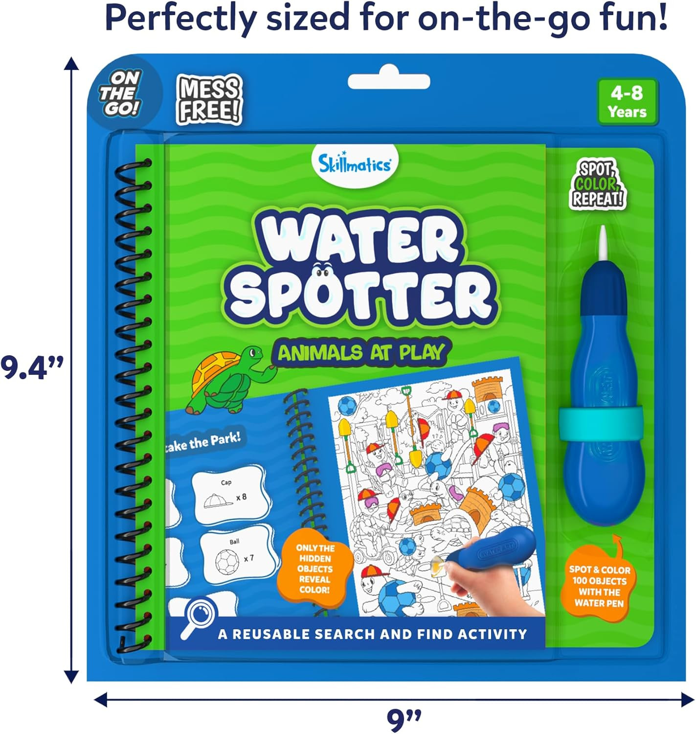 Water Spotter: Reusable Search & Find Book for Kids Ages 4-8