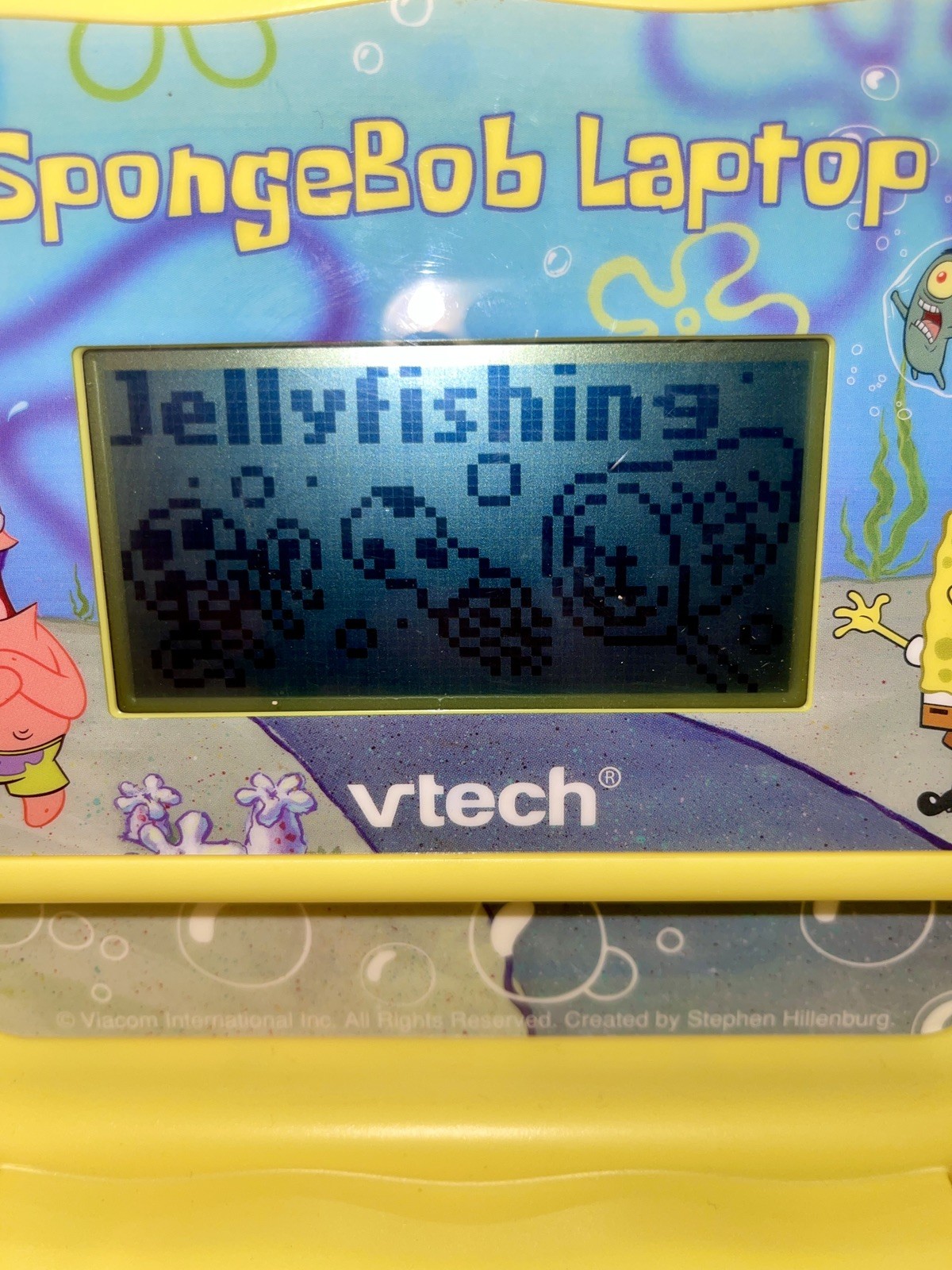 Nickelodeon Vtech SpongeBob SquarePants Kids Laptop Rare