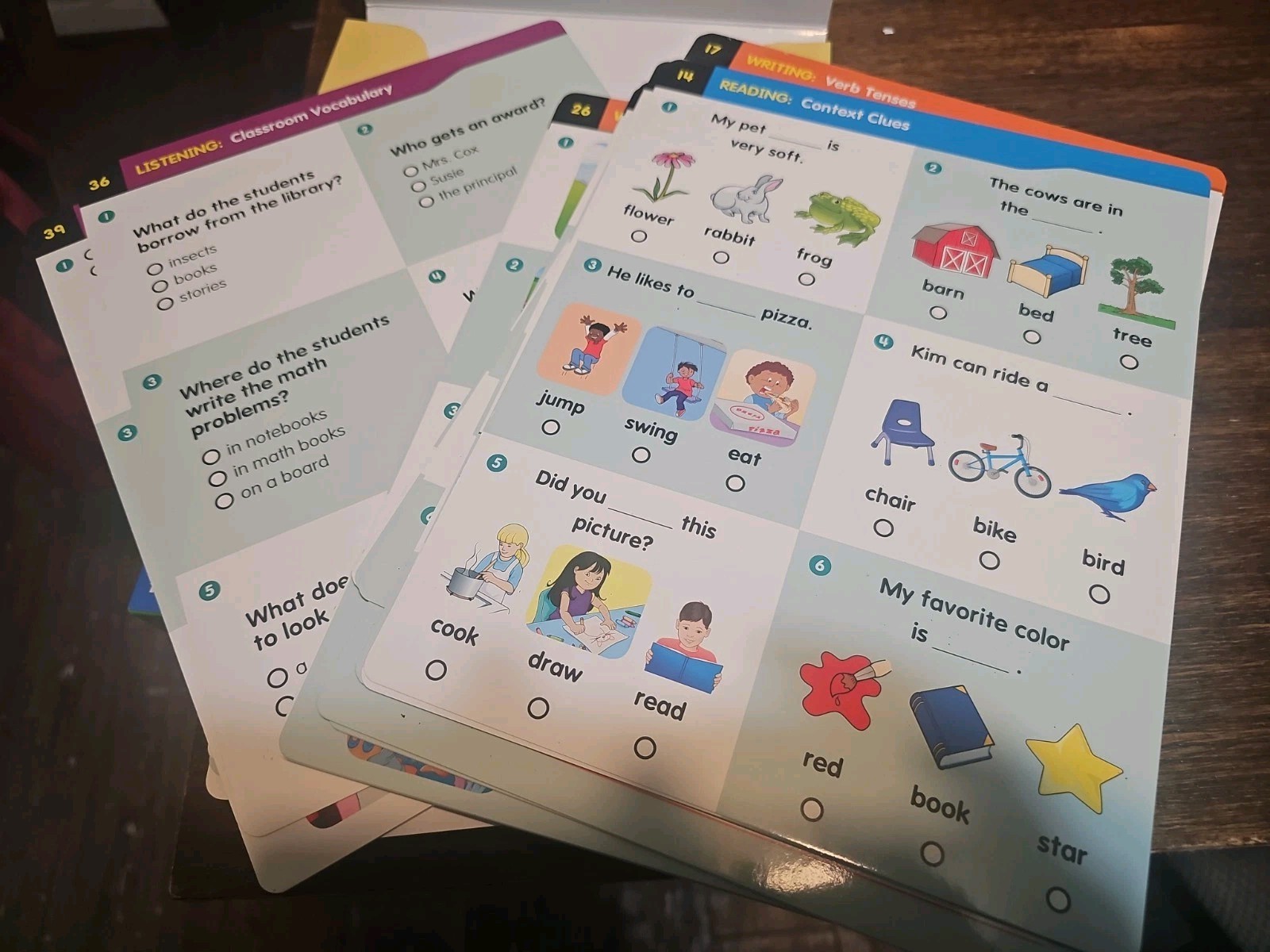 Lakeshore English Language Development Activity Cards-LL572-Grade K-2 Used