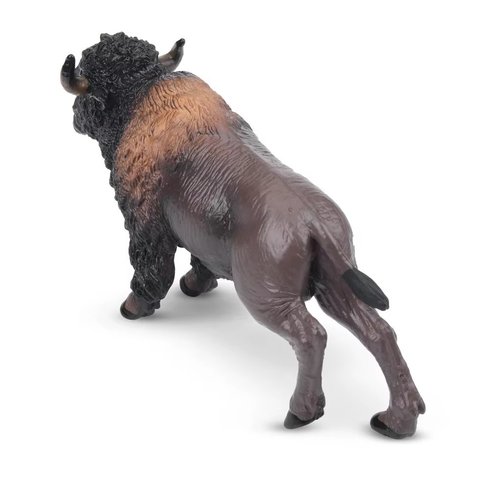 Toymany Mini American Bison Figurine Toy – Small Size