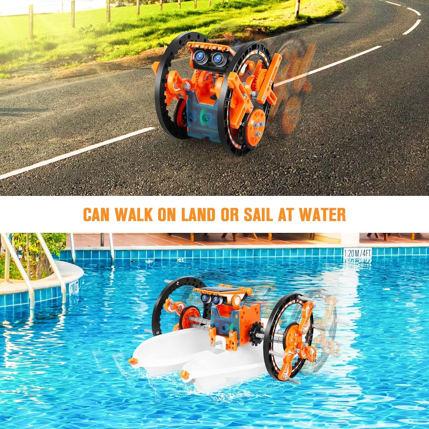 Hands-On 13-in-1 STEM Solar Robot Kit for Kids 8-12 – Fun Learning Experience