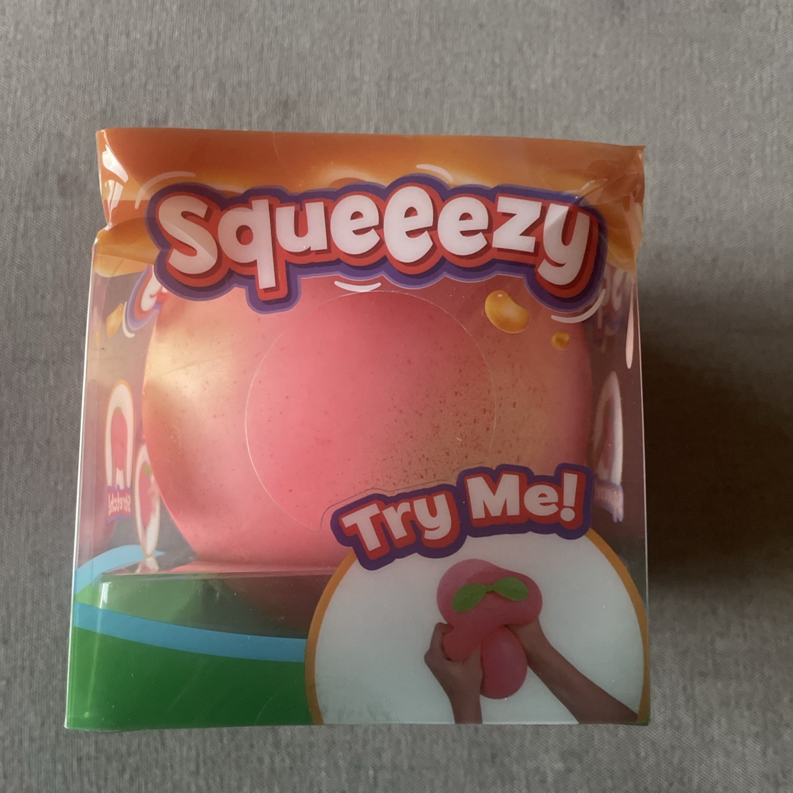 Viral Sunny Days – Jumbo Squeezy Peach – Squishy Toy