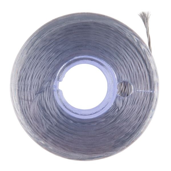 [ SparkFun DEV-13814 ] Conductive Thread Bobbin – 12m (Smooth, Stainless Steel)
