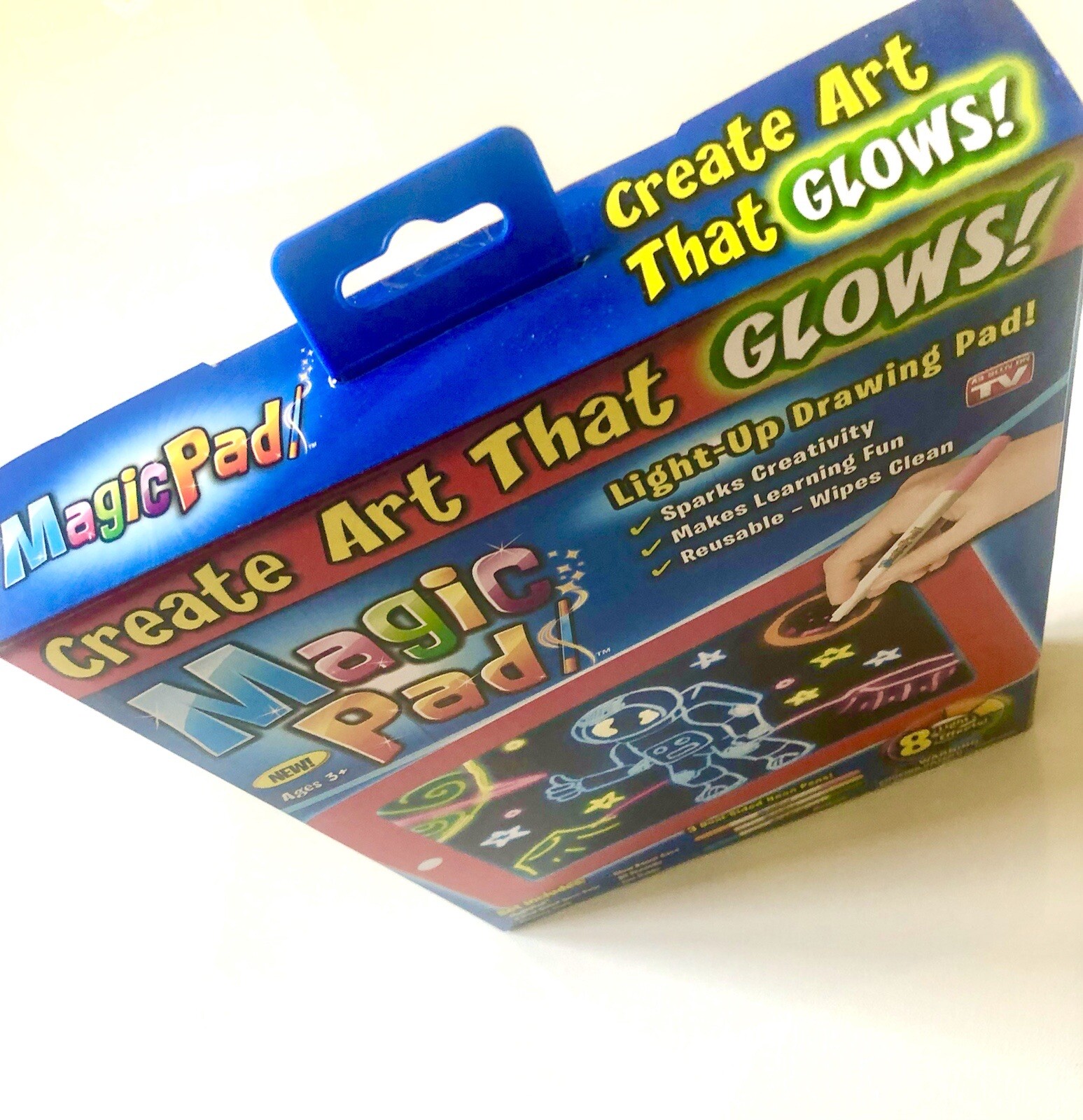 Magic Pad: Create Art That Glows, Lite-Up Reusable Drawing Pad As Seen on TV New