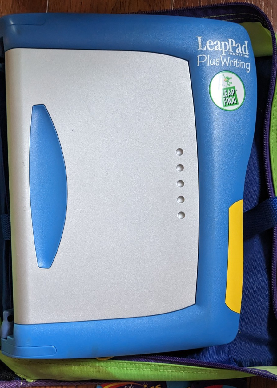 LeapFrog LeapPad Plus Writing LOT Books Cartridges Phonics Reading AUDIO FLAW