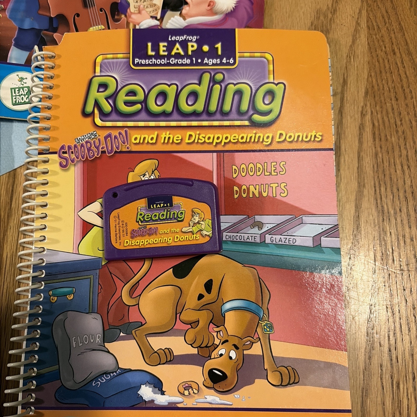 LeapFrog Level 1&2 Books With Cartridges Lot Of 4-Music-Reading-math