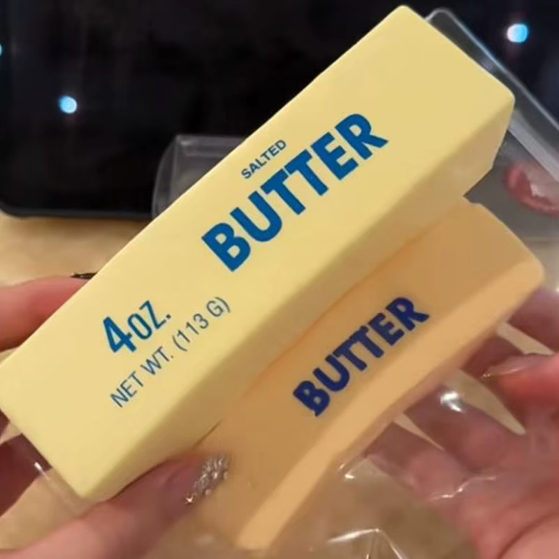 ✅ 1pc Butter Stick Squishy Fidget Toy Soft Stress Relief ADHD Anxiety Squeeze ✅