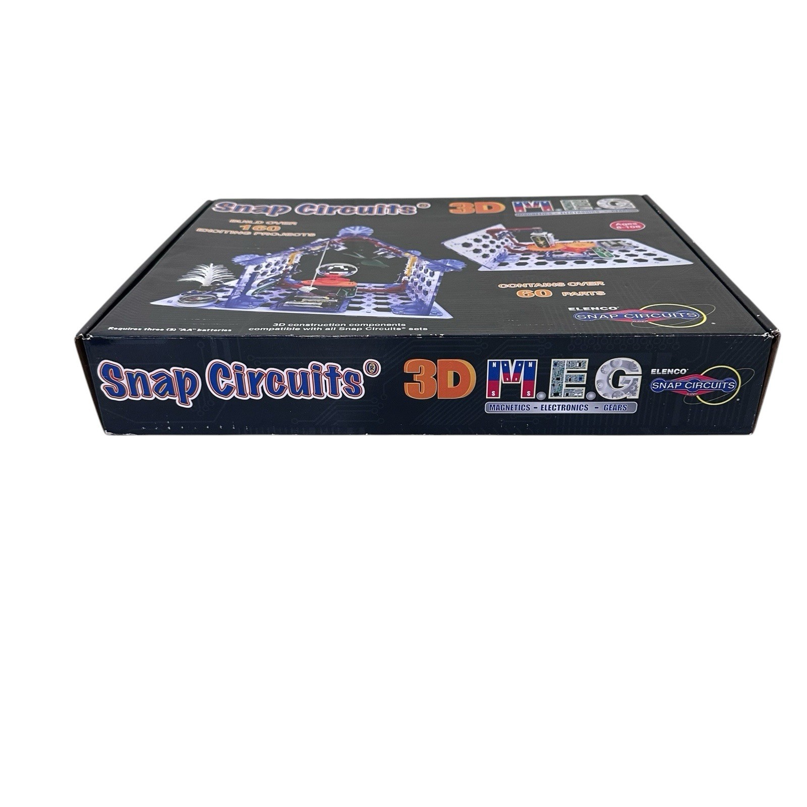Snap Circuits-3D M.E.G. Electronics Discovery Kit – NEW Sealed Box Has Some Wear