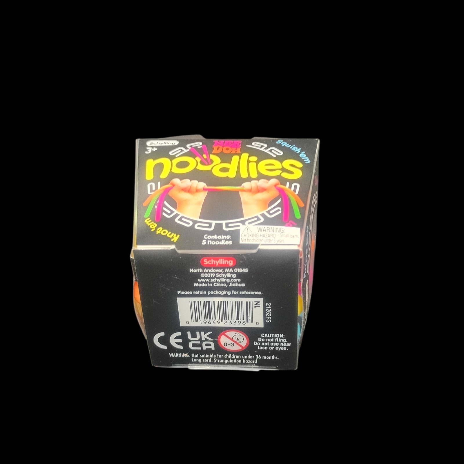 NeeDoh Noodlies Sensory Fidget Toy RARE Nee Doh Stretchy Noodles 5 Colors USA