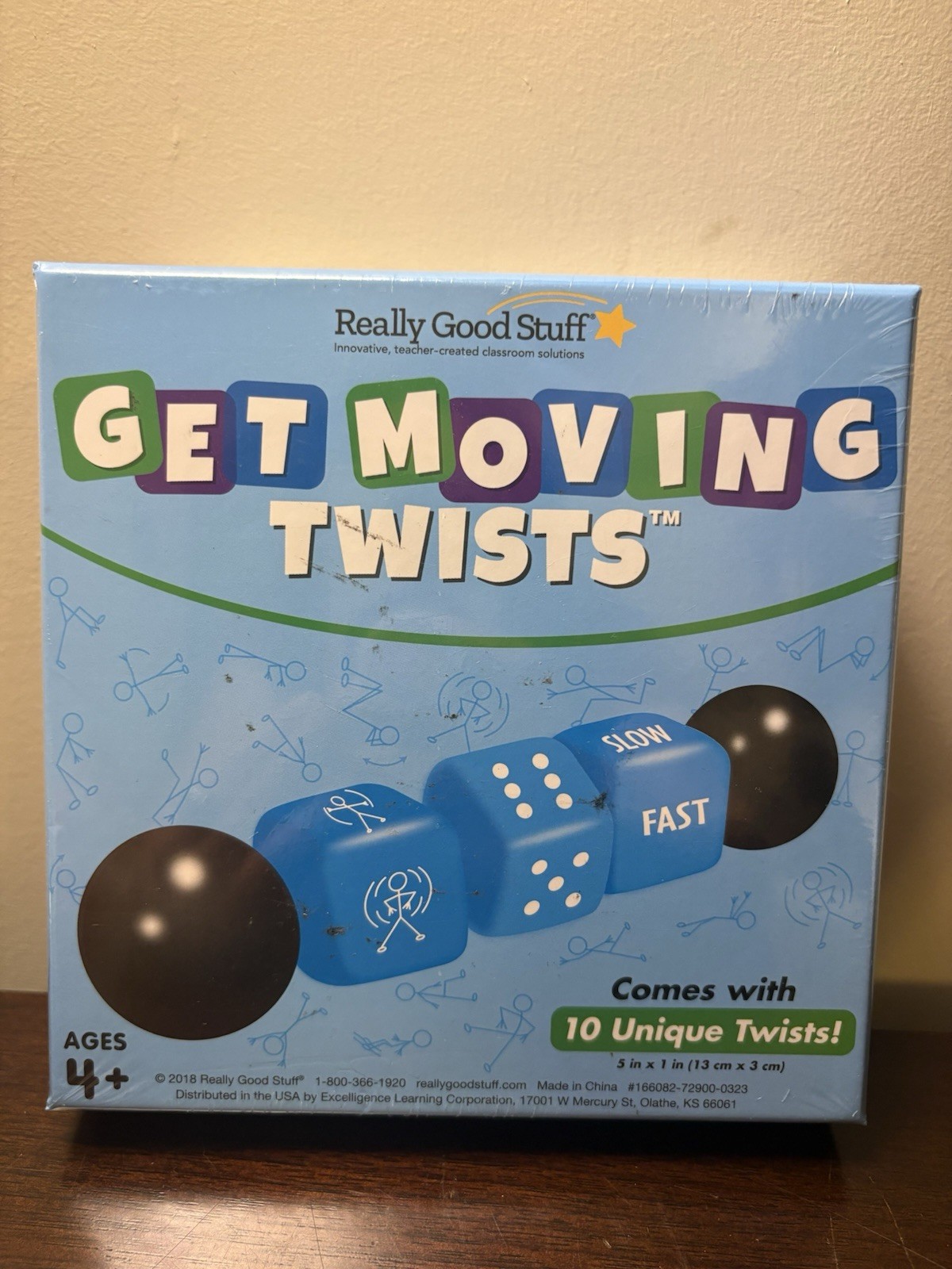 Really Good Stuff Get Moving Twists NEW sealed Classroom Activity Dice Game 4+
