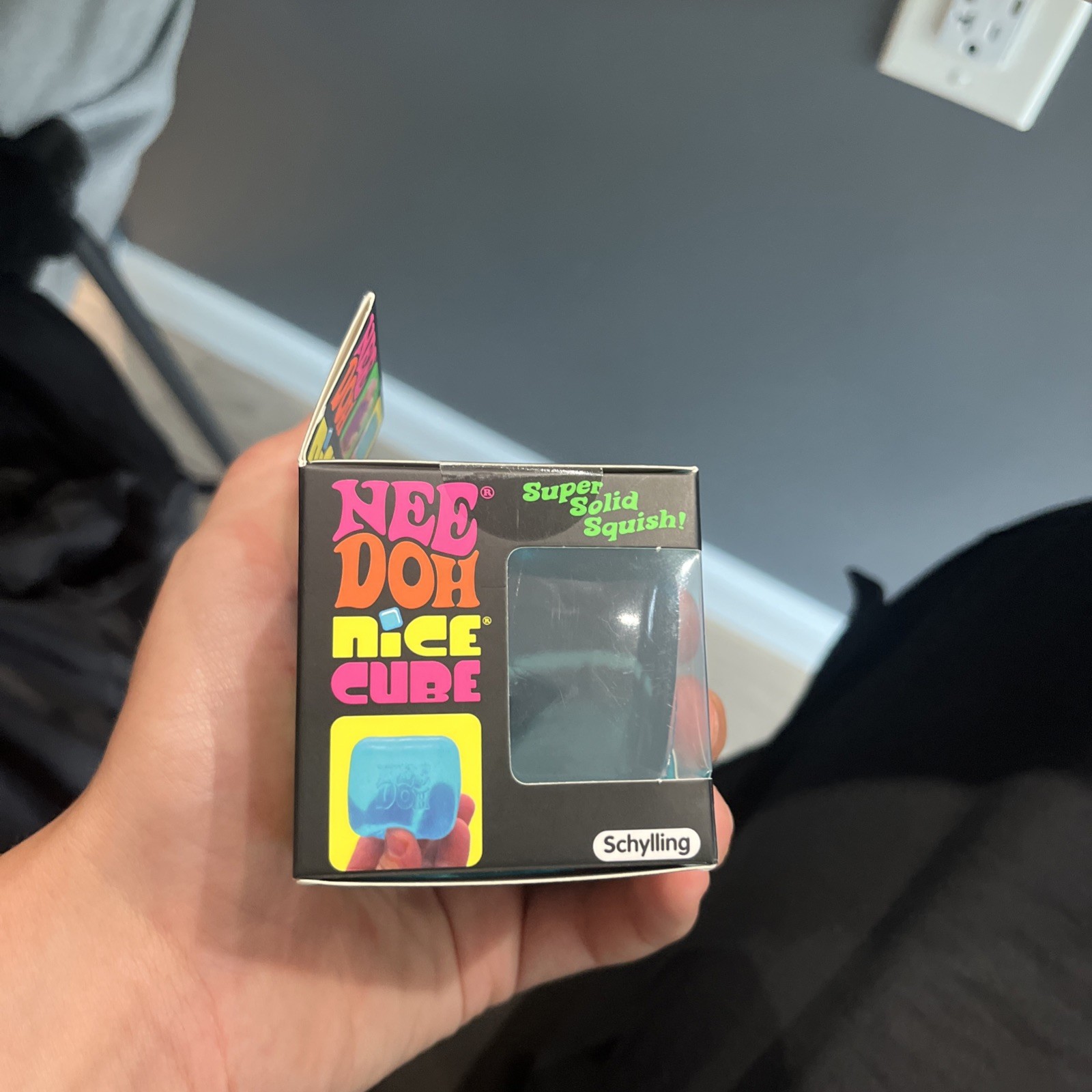 Nee Doh Glitter Nice Cube Squish Toy Assorted Colors