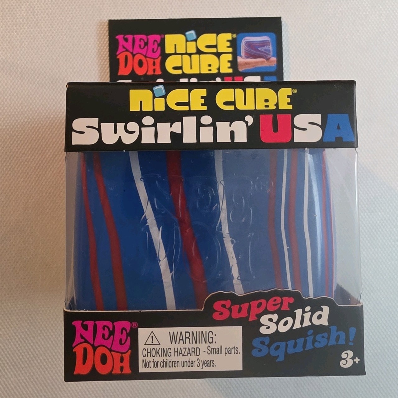 Nee Doh Nice Cube USA Swirl Brand New (F1) Rare