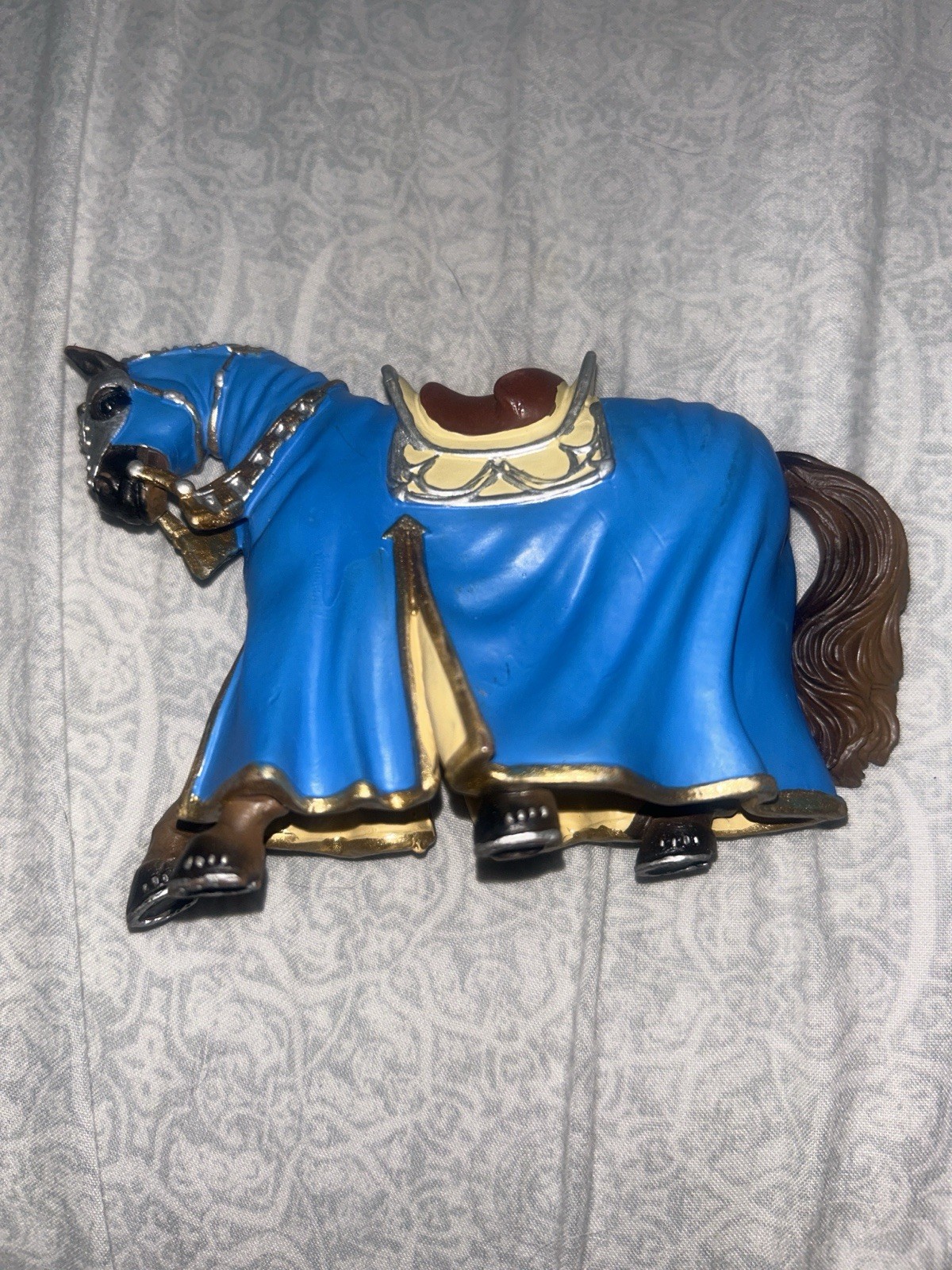 Bullyland Tournament Horse Blue Animal Figure 80769 IN STOCK b7