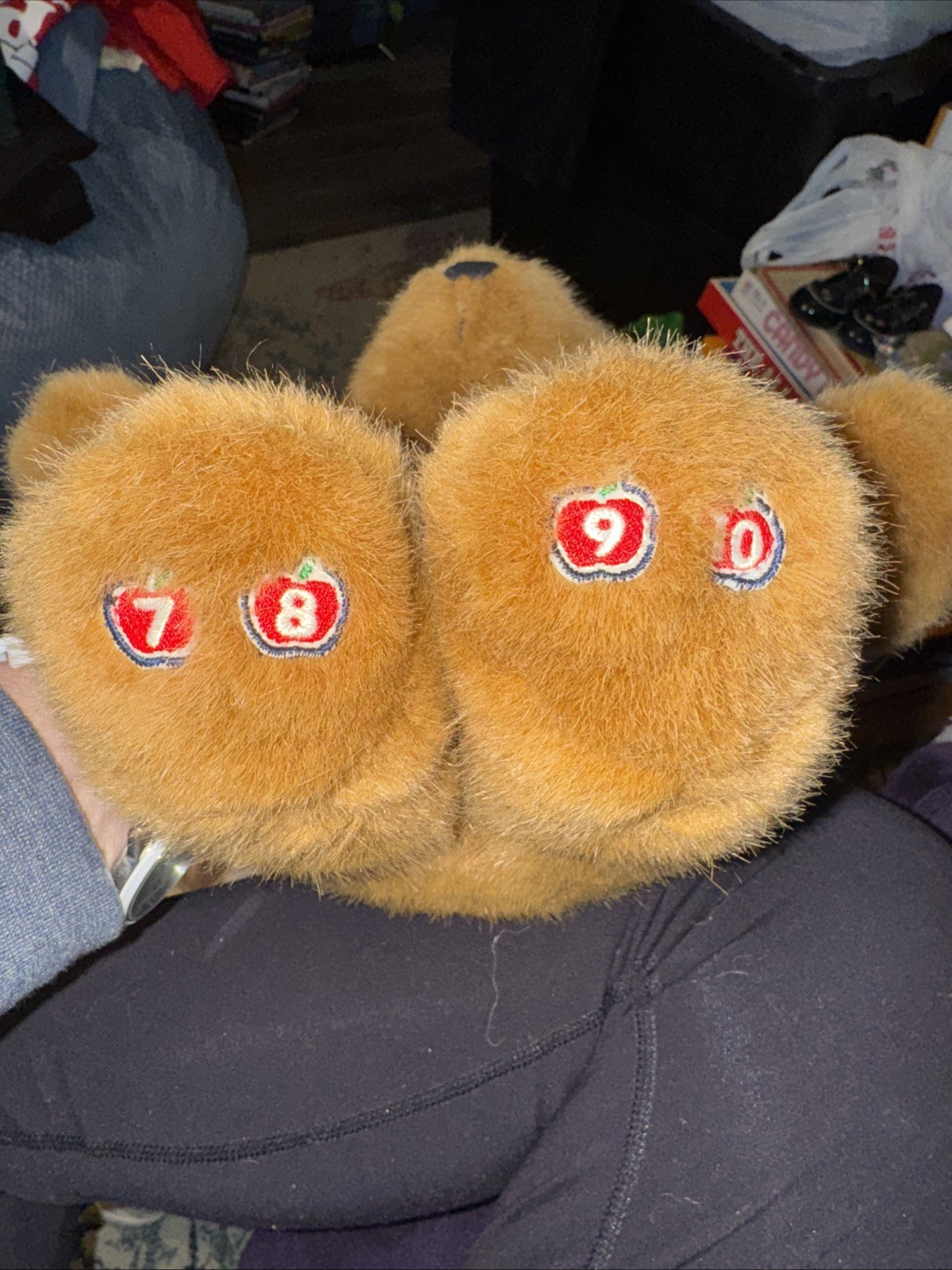 1998 General Creation Math Teacher Teddy Bear Teaching Add & Sub Talking Plush
