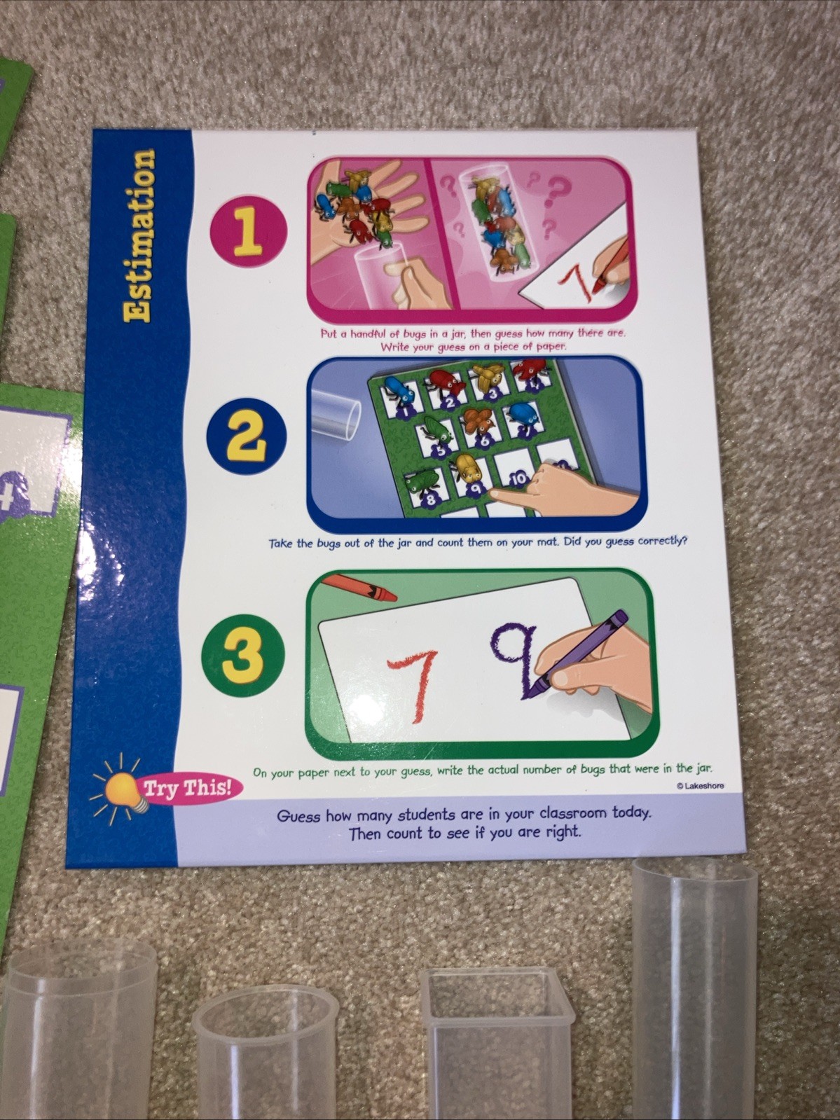 Lakeshore Instant Learning Center Estimation Game Set for 4 kids – Ages 4 and Up