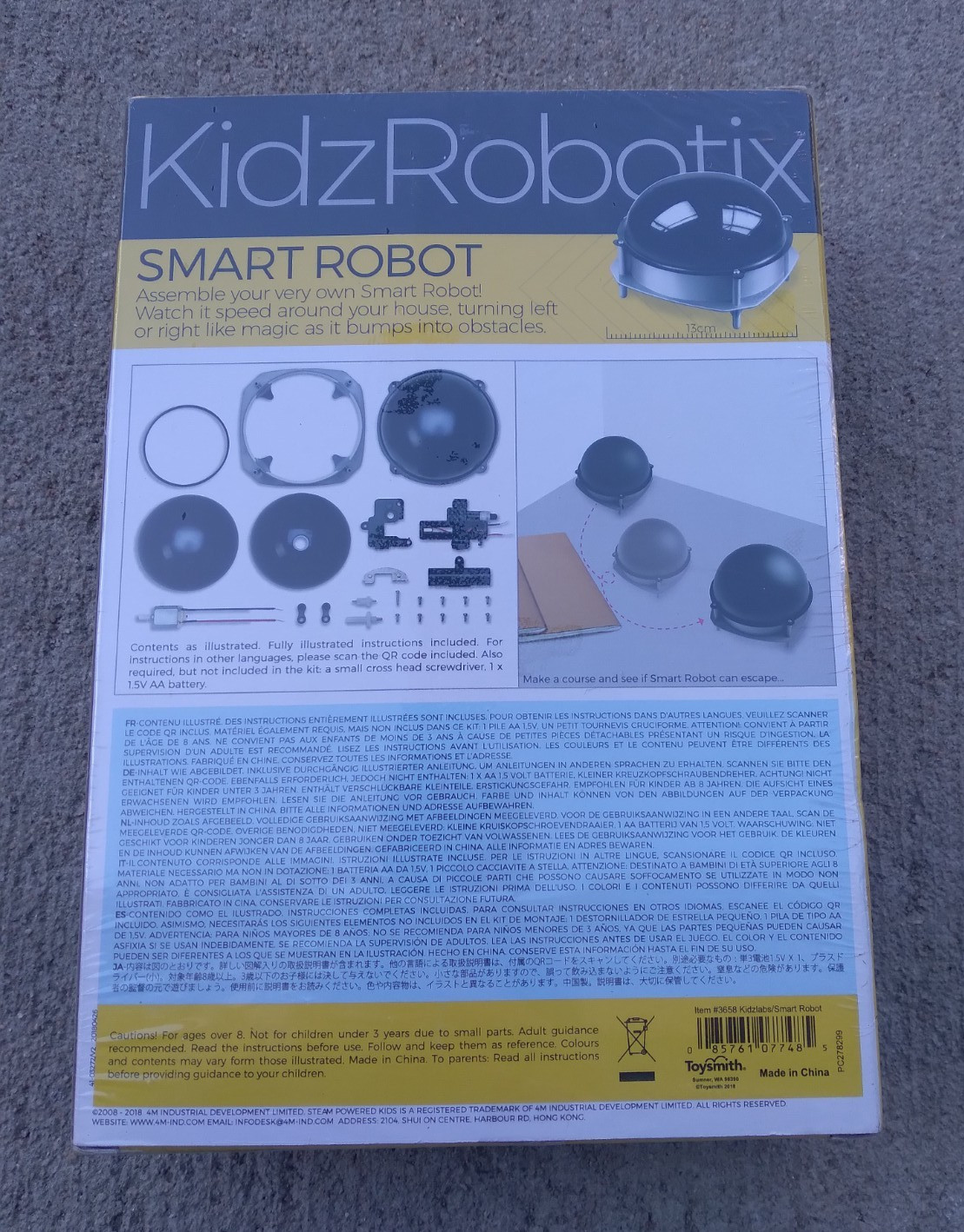 NEW KidzRobotix Smart Robot Kit STEAM 4M Ages 8+