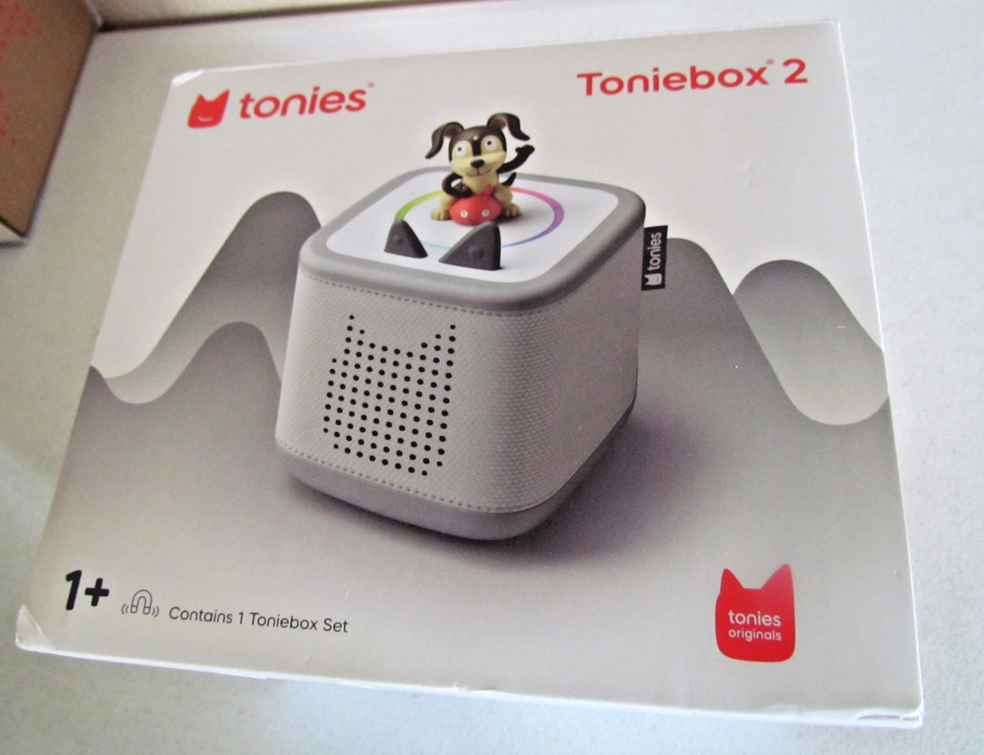 Tonies Toniebox 2 Starter Set Gray Kids Audio Player Storytime Speaker