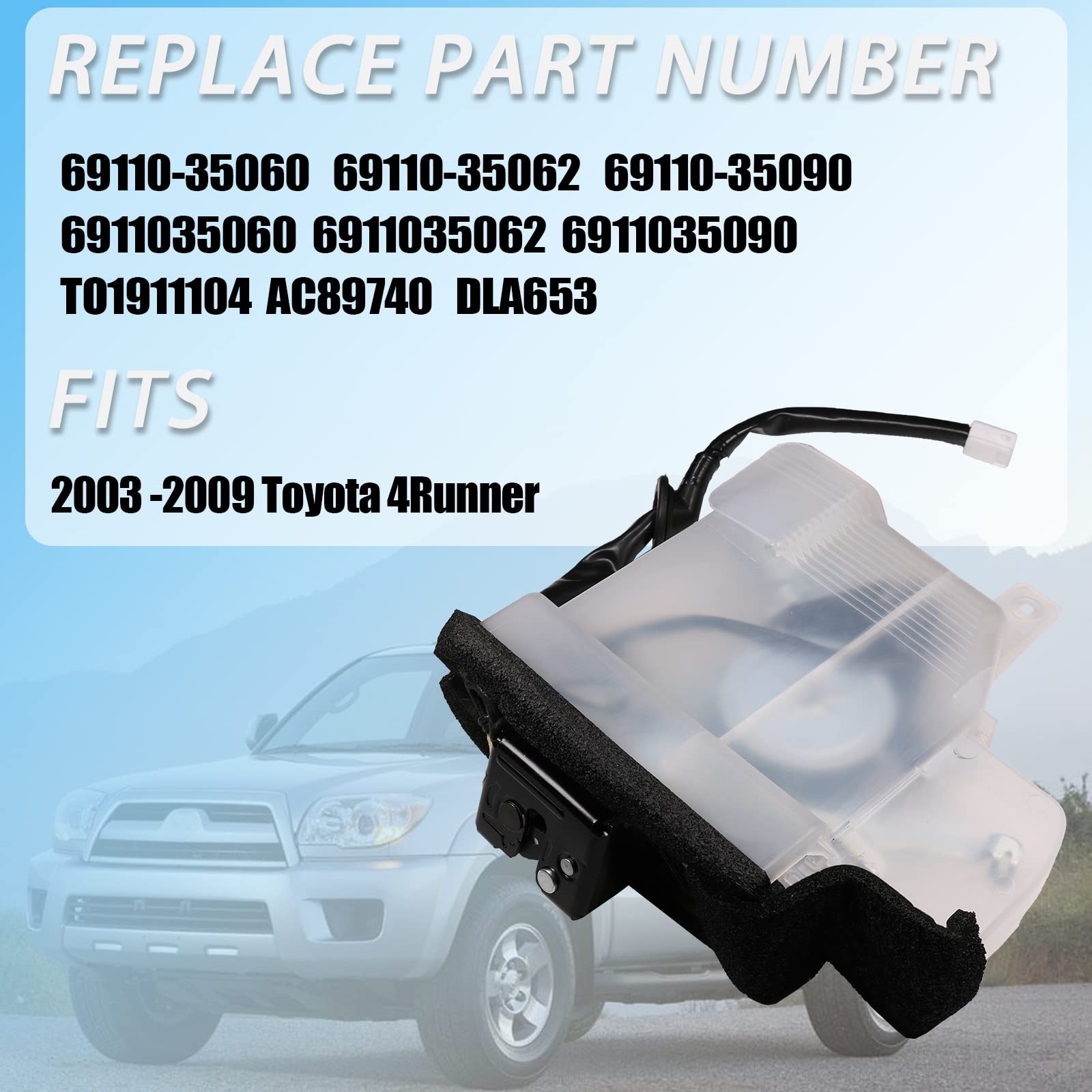 DICMIC Rear Gate Hatch Latch Tailgate Lock Actuator Motor 2003-2009 4Runner