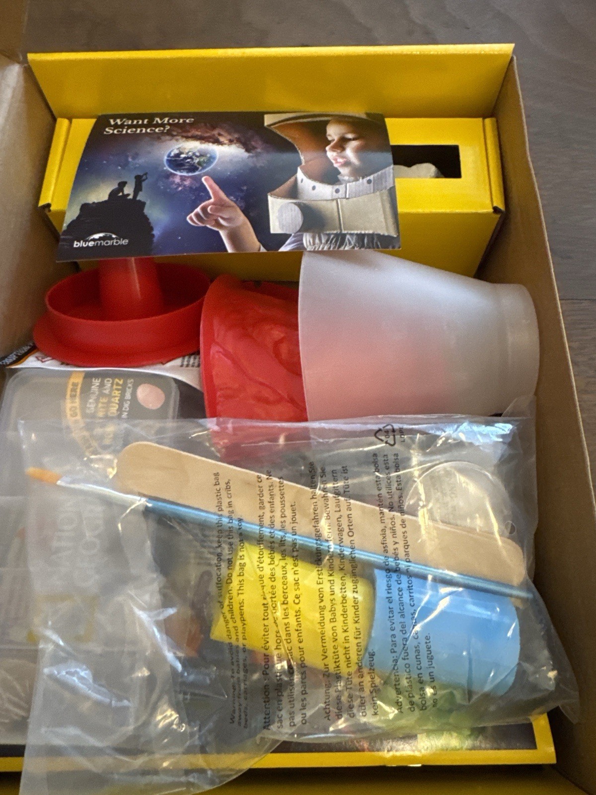 National Geographic Earth Science Kit Mega Science Series STEM Open Box Unused