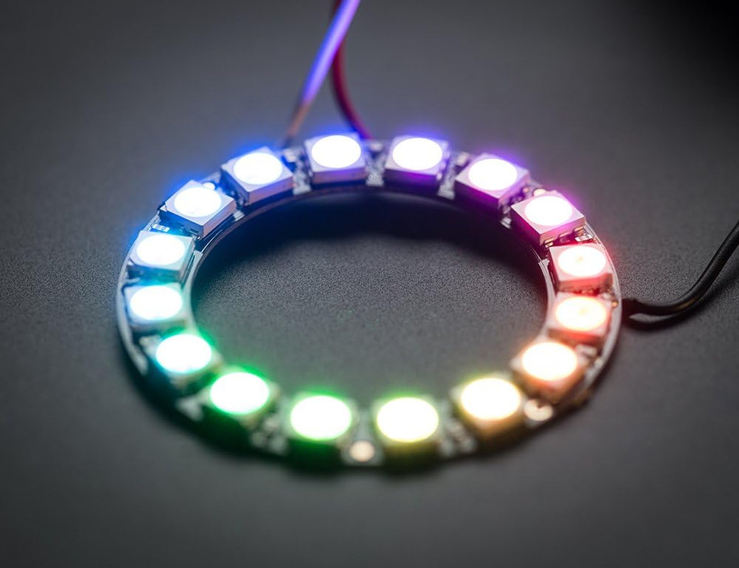 Neopixel Ring – 16 X 5050 RGB LED with Integrated Drivers [ADA1463]