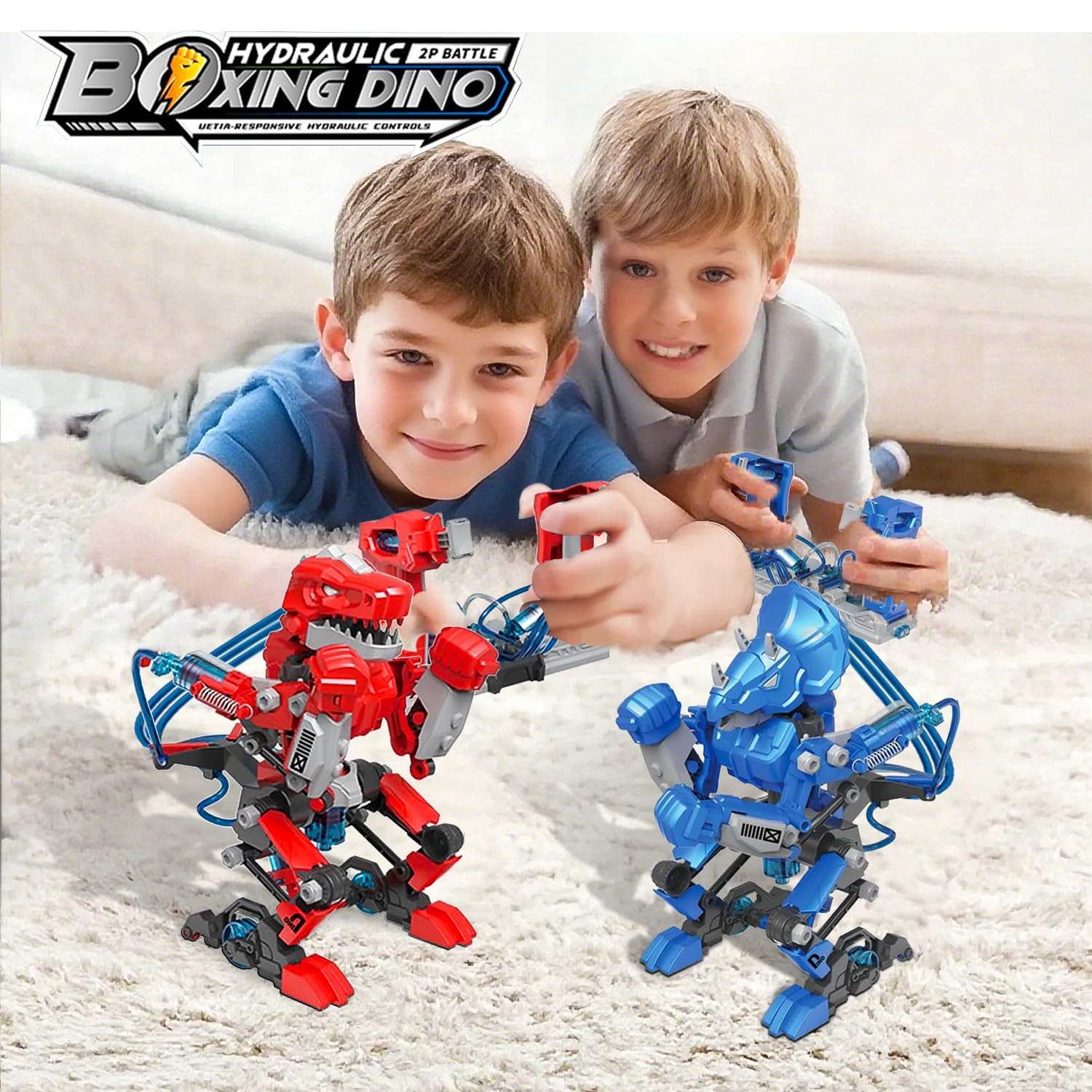 Ritehold Hydraulic Boxing Bots Stem Robot Building Kit 2 Hydraulic Powered