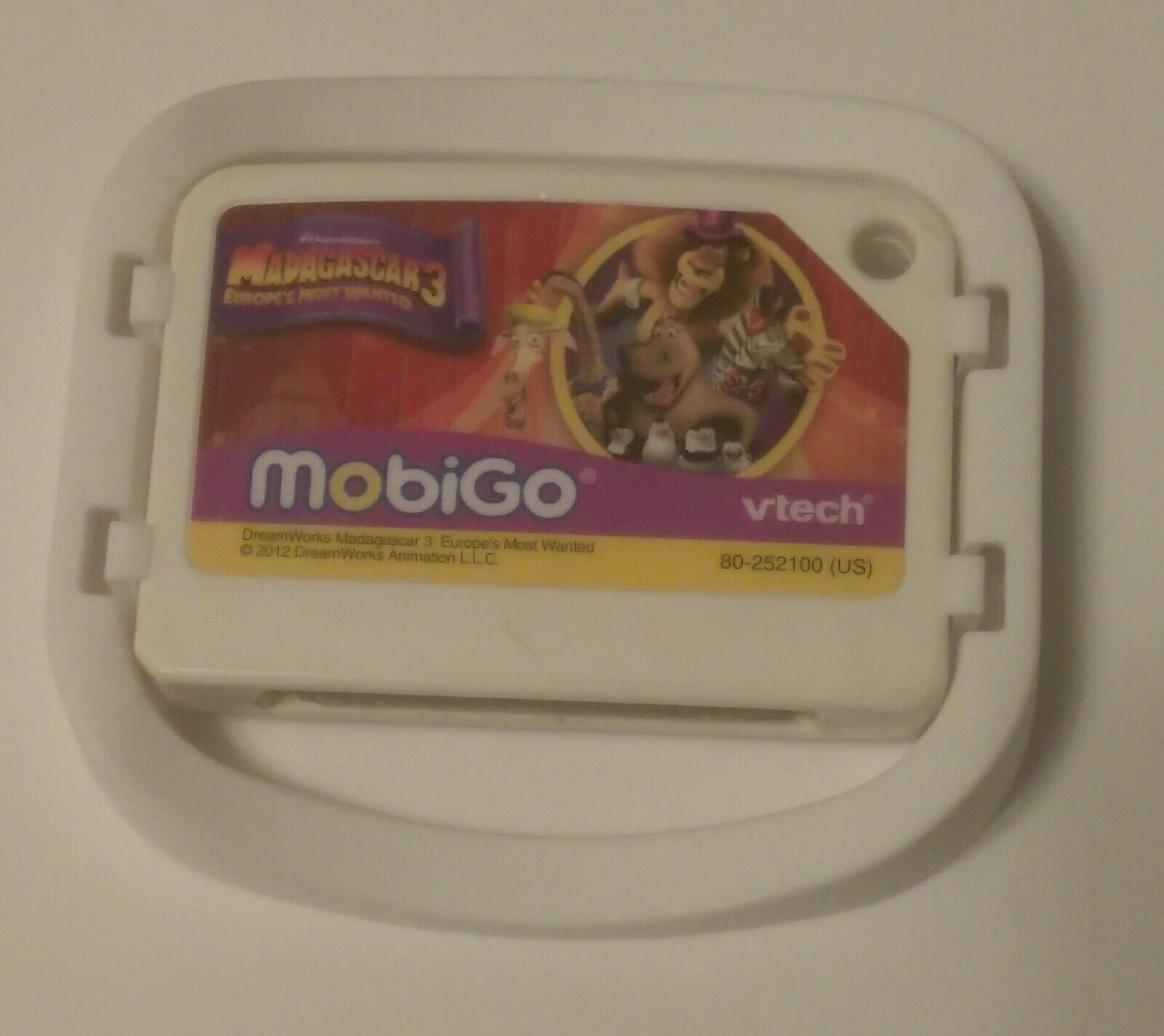 Madagascar 3 Dreamworks VTech MobiGo with 5 Learning Games Included Age 4 to 7