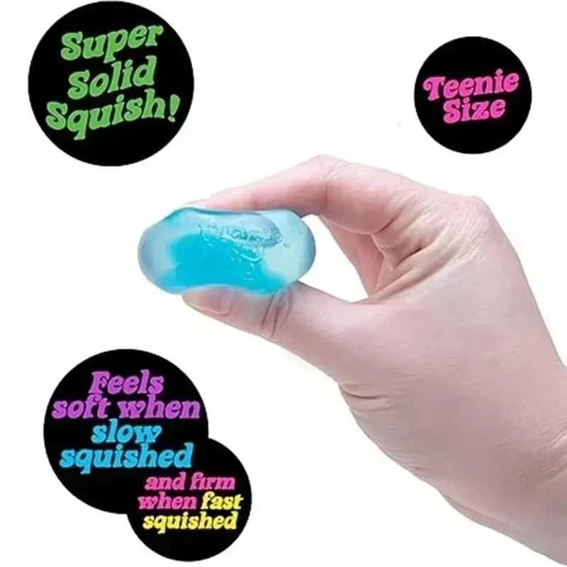NeeDoh Nice Ice Baby 4-Pack Mini Cubes Squishy Stress Fidget Toy Authentic