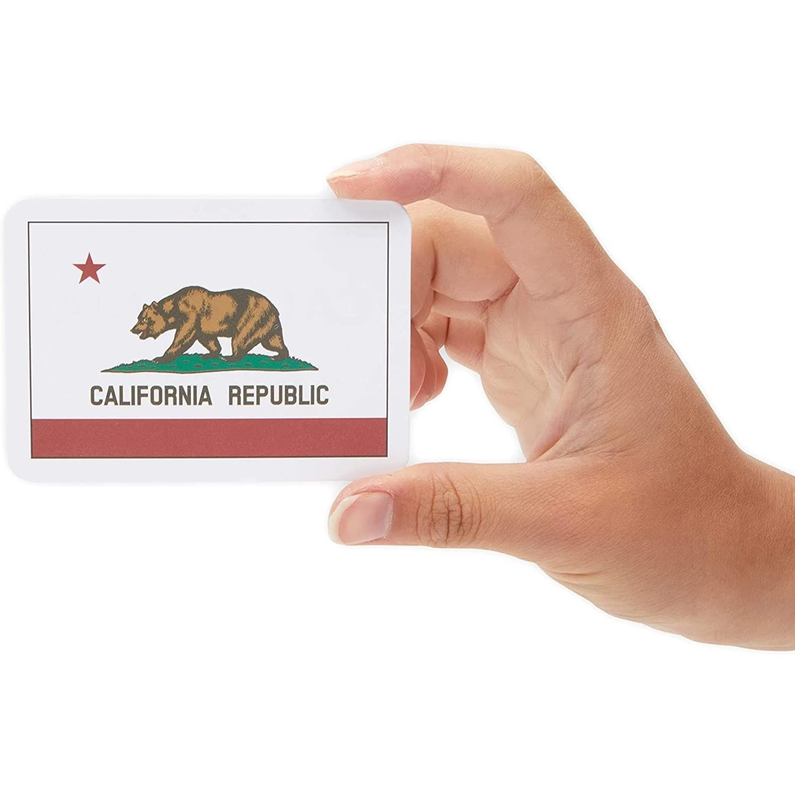 50 US States and Capitals Flash Cards for Kids (2.5 X 3.5 In)